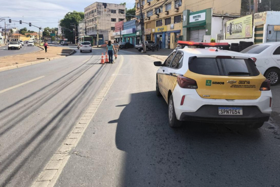 Por calçadas obstruídas e vagas irregulares, Defensoria aciona órgão de trânsito de Cuiabá
