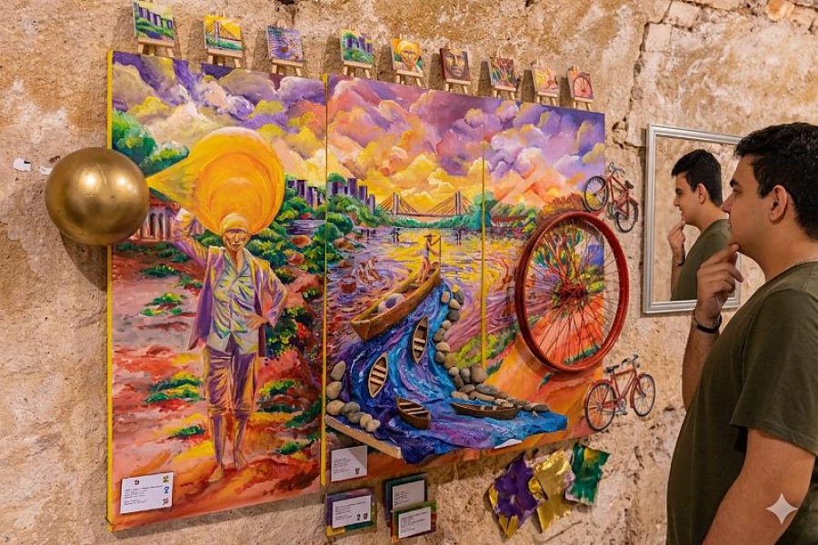 A alma cuiabana ganha vida em exposição especial de aniversário