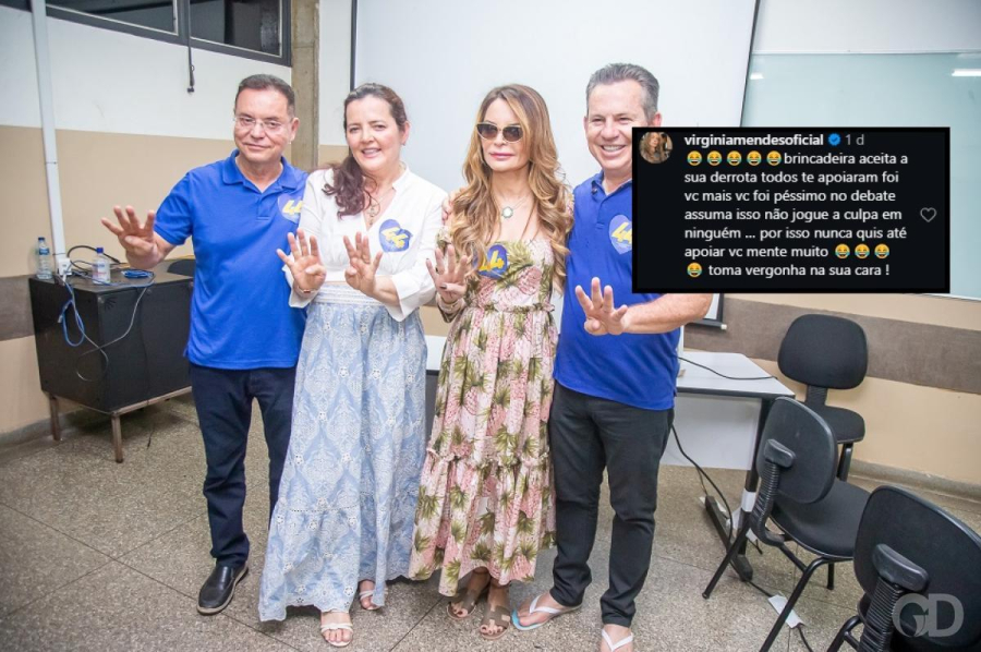 Virginia manda Botelho 'tomar vergonha na cara' após críticas a Mauro