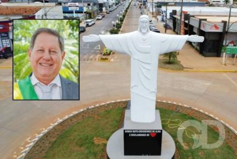 Prefeito é cassado por irregularidades na construção de estátua de Jesus Cristo em MT