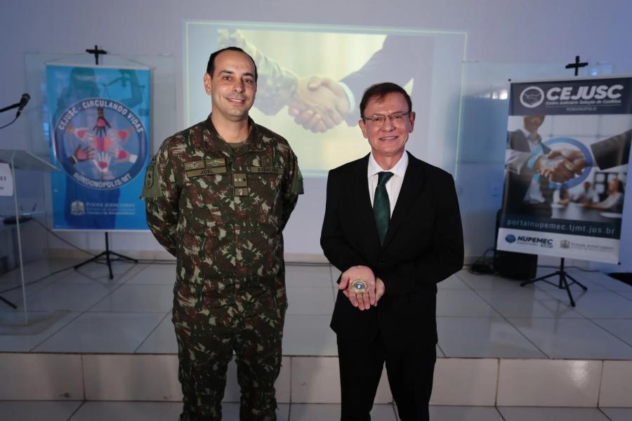 Justiça e Exército se unem em Rondonópolis para defender cultura da paz e acesso aos direitos