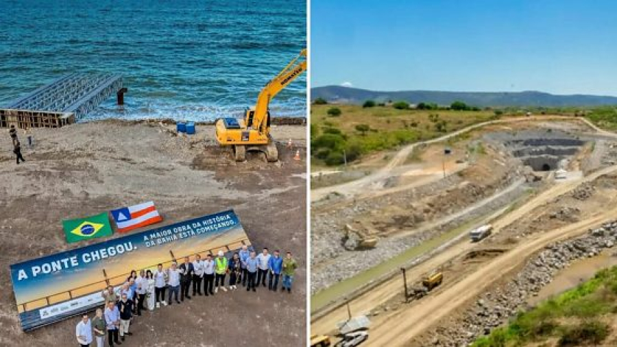 Lula inaugura túnel da transposição antes da chegada da água; veja vídeo