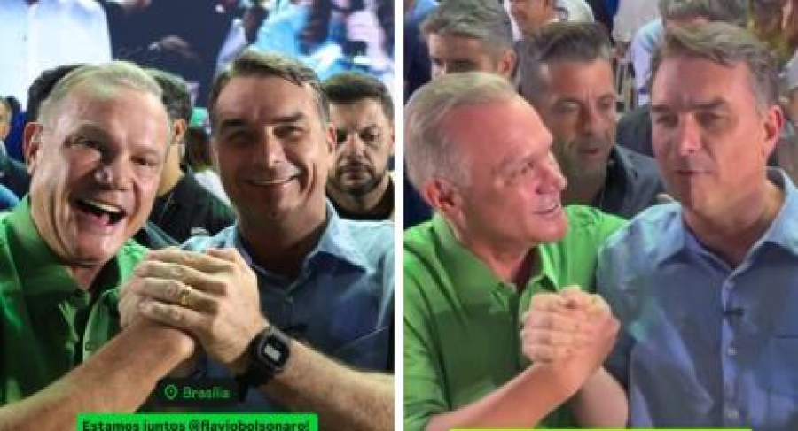 Fagundes fica fora de agenda oficial da campanha de Flávio Bolsonaro em Cuiabá